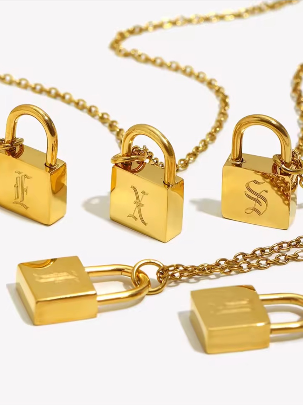 Lock Necklaces - Picture 3 of 7